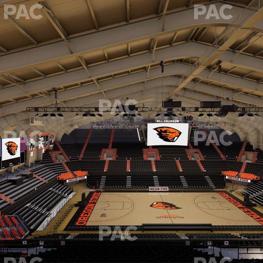 Gill Coliseum - Section 4 Seat View