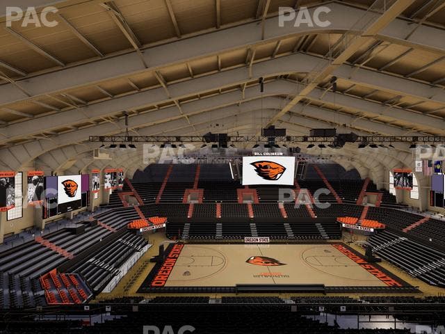 Gill Coliseum - Section 4 Seat View