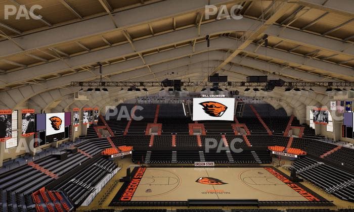 Gill Coliseum - Section 4 Seat View