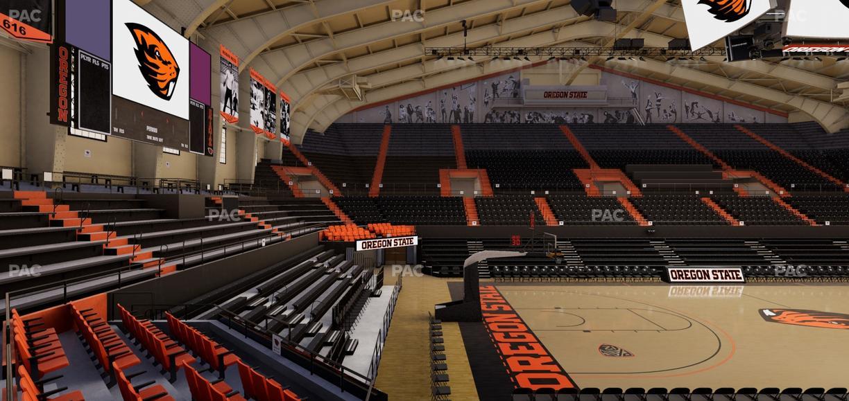 Gill Coliseum - Section 5 Seat View