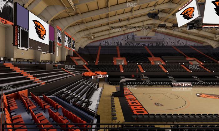 Gill Coliseum - Section 5 Seat View