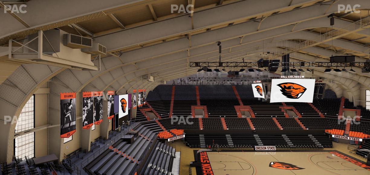 Gill Coliseum - Section 5 Seat View