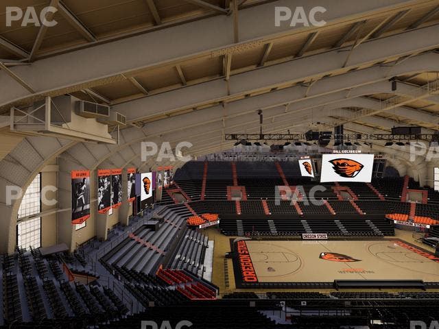 Gill Coliseum - Section 5 Seat View