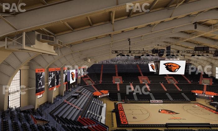 Gill Coliseum - Section 5 Seat View