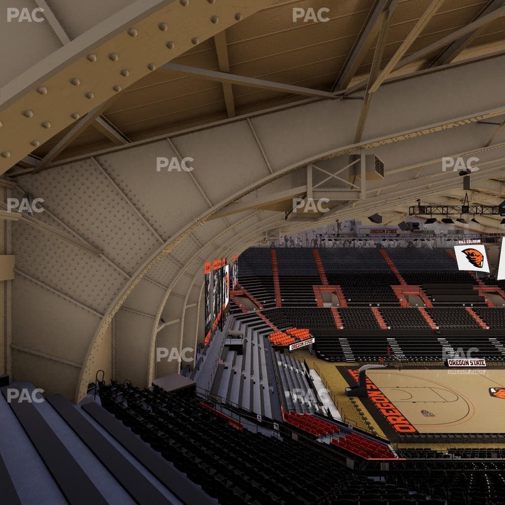 Gill Coliseum - Section 6 Seat View