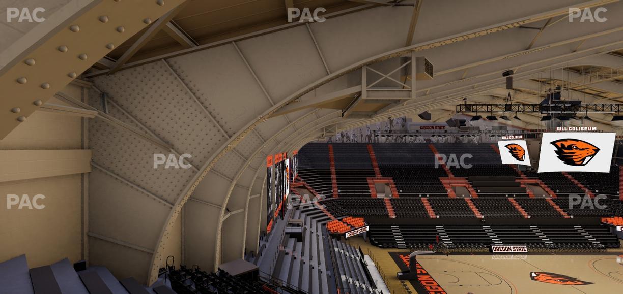Gill Coliseum - Section 6 Seat View