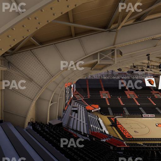 Gill Coliseum - Section 6 Seat View