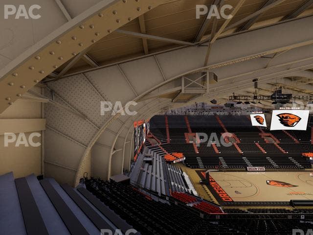 Gill Coliseum - Section 6 Seat View