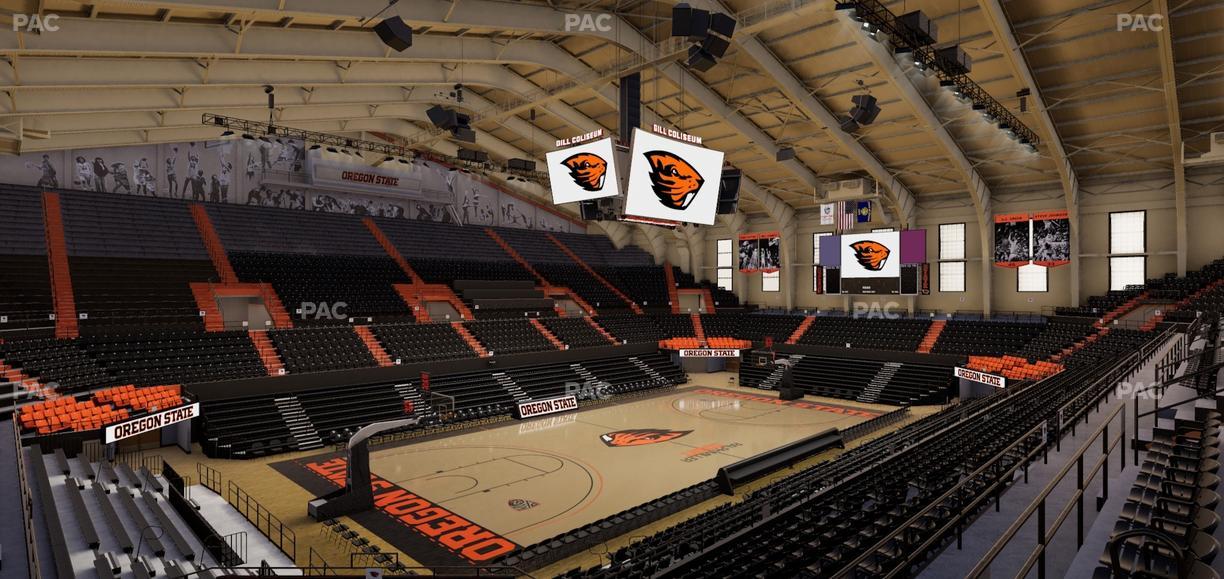 Gill Coliseum - Section 6 Seat View