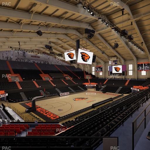 Gill Coliseum - Section 6 Seat View