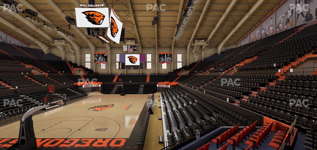 Gill Coliseum - Section 7 Seat View