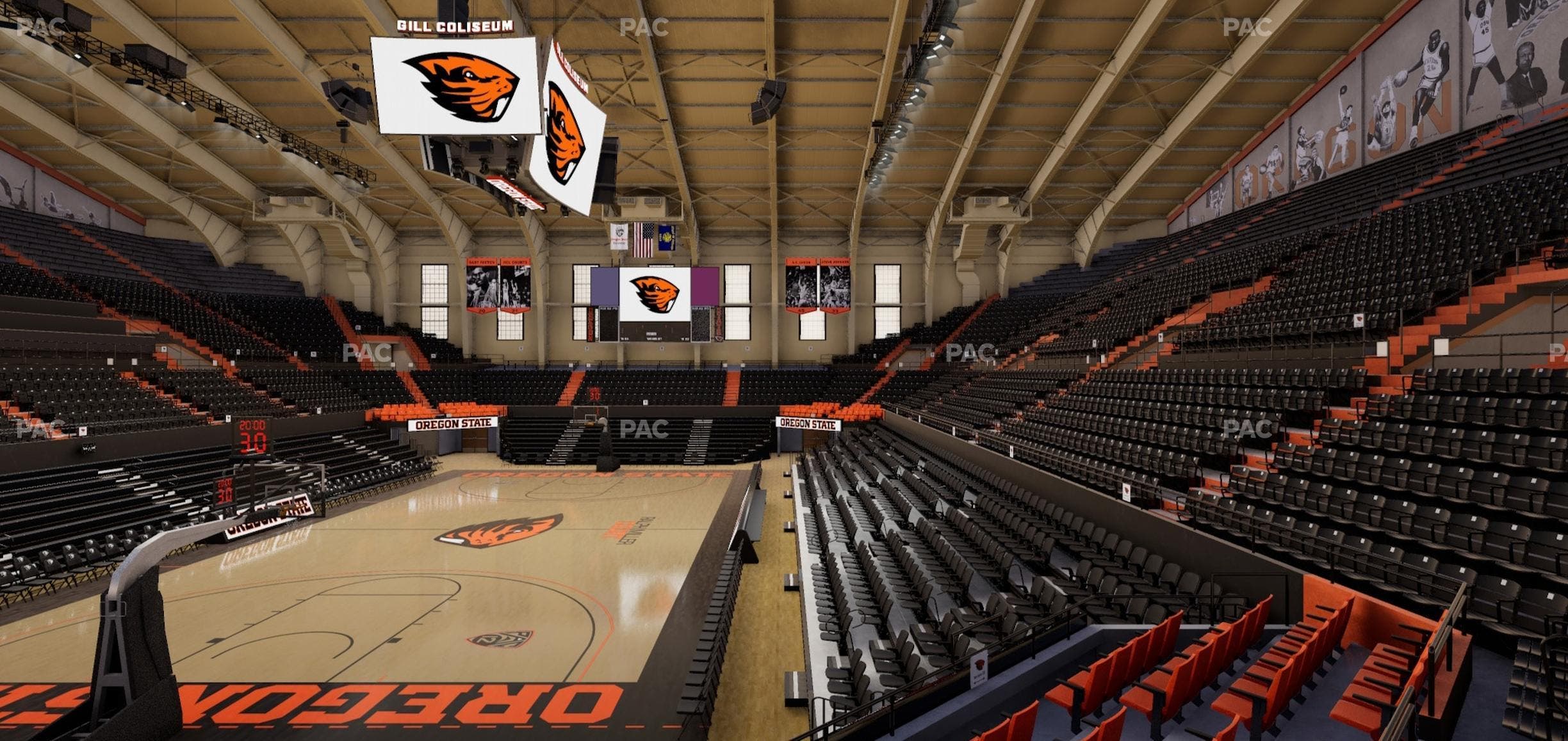 Gill Coliseum - Section 7 Seat View
