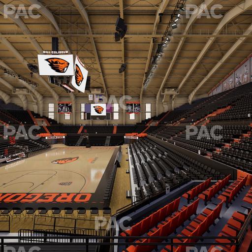 Gill Coliseum - Section 7 Seat View