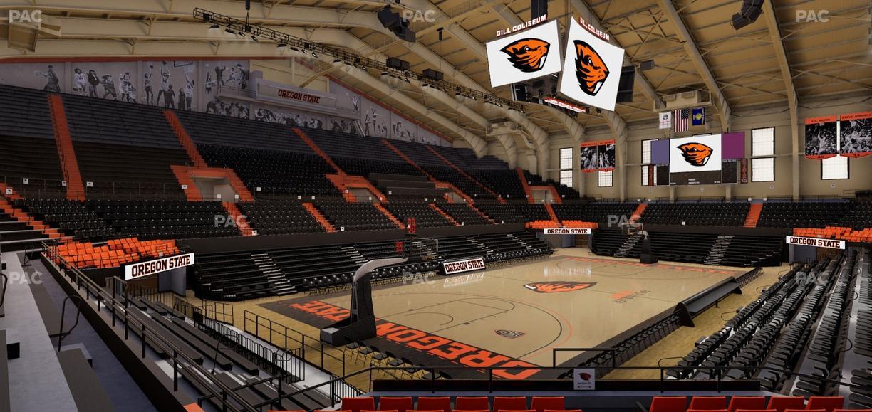 Gill Coliseum - Section 7 Seat View