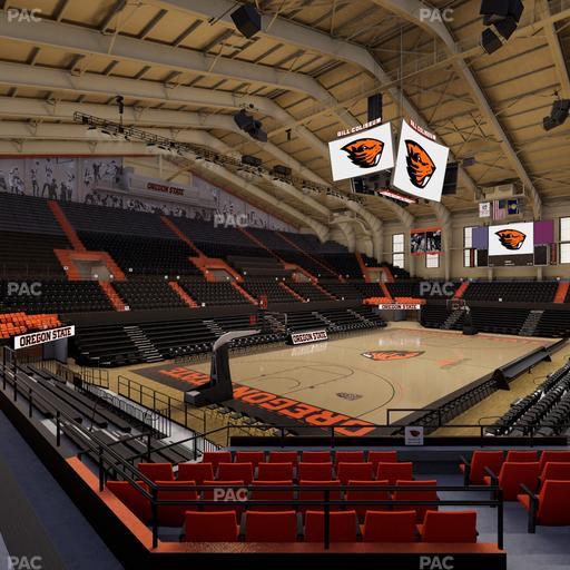 Gill Coliseum - Section 7 Seat View