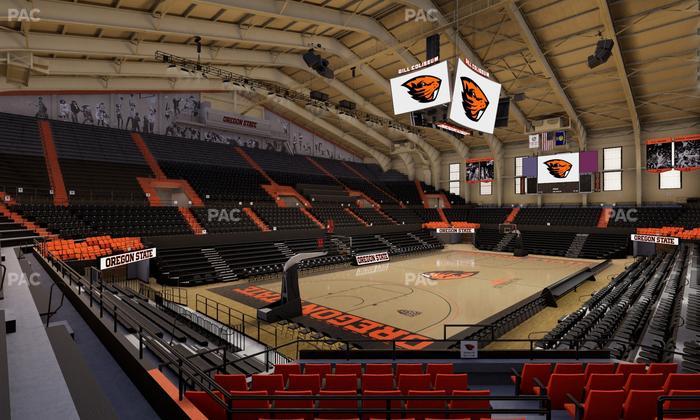 Gill Coliseum - Section 7 Seat View