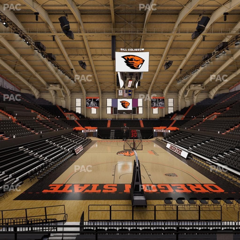 Gill Coliseum - Section 8 Seat View