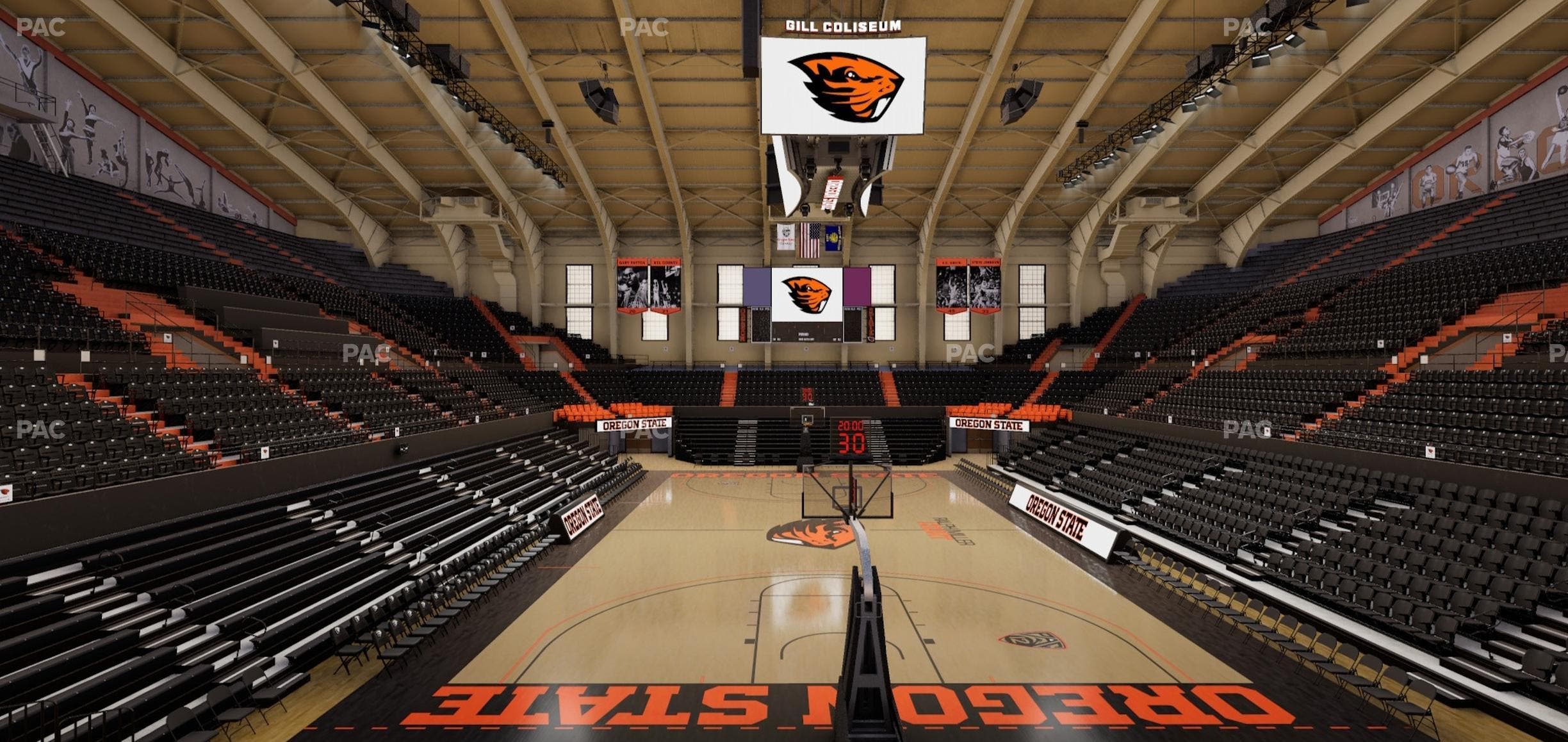 Gill Coliseum - Section 8 Seat View