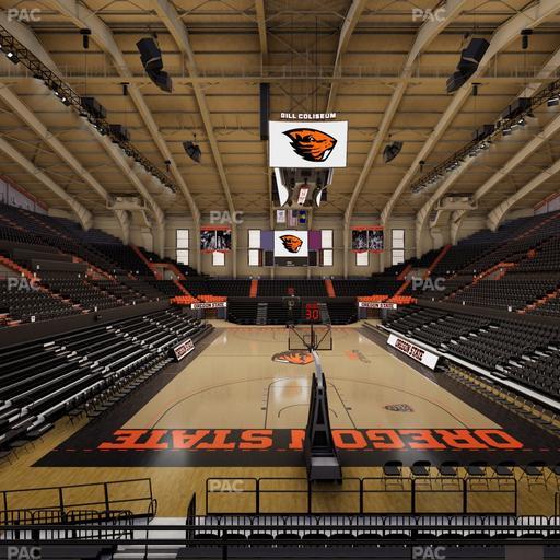Gill Coliseum - Section 8 Seat View