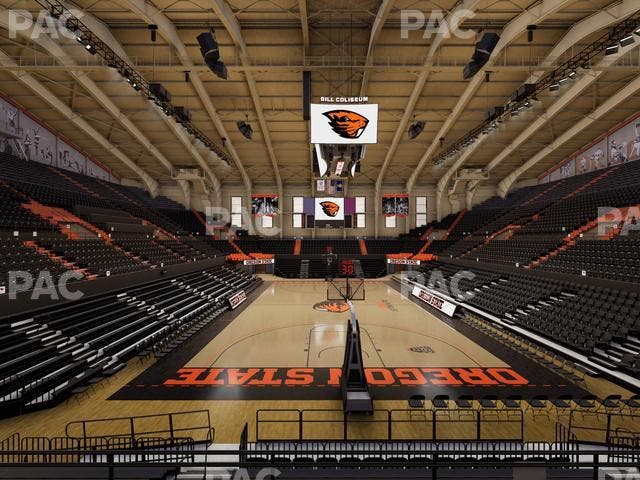Gill Coliseum - Section 8 Seat View