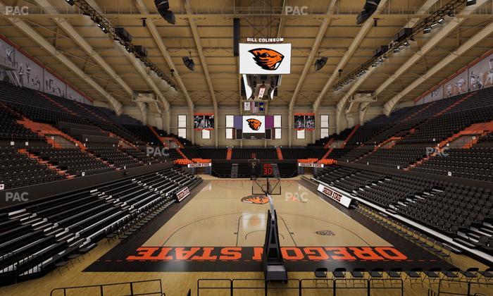 Gill Coliseum - Section 8 Seat View
