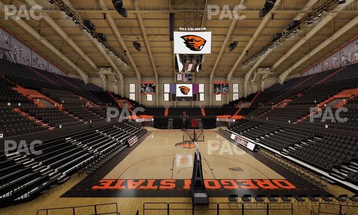 Gill Coliseum - Section 8 Seat View
