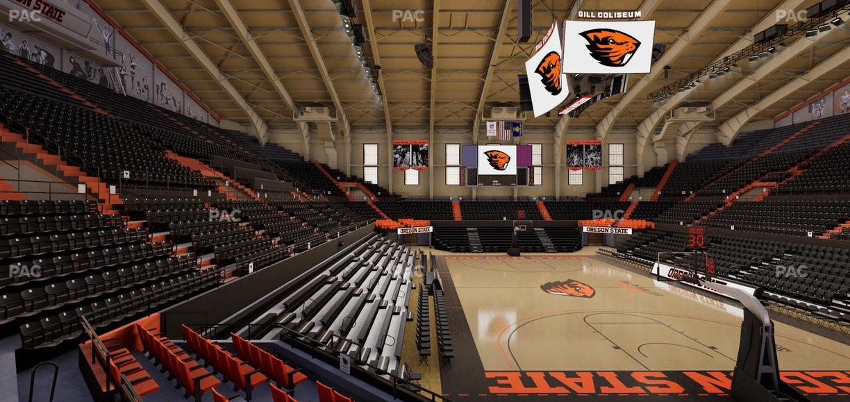 Gill Coliseum - Section 9 Seat View