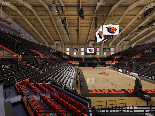 Gill Coliseum - Section 9 Seat View Gill Coliseum - Section 9 Seat View