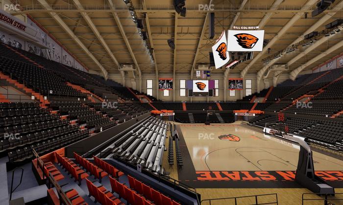 Gill Coliseum - Section 9 Seat View