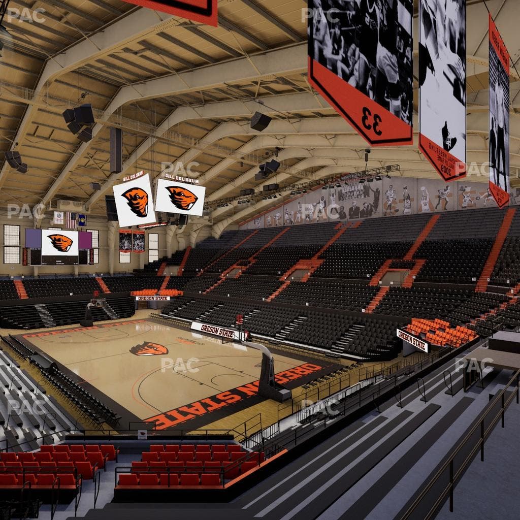 Gill Coliseum - Section 9 Seat View