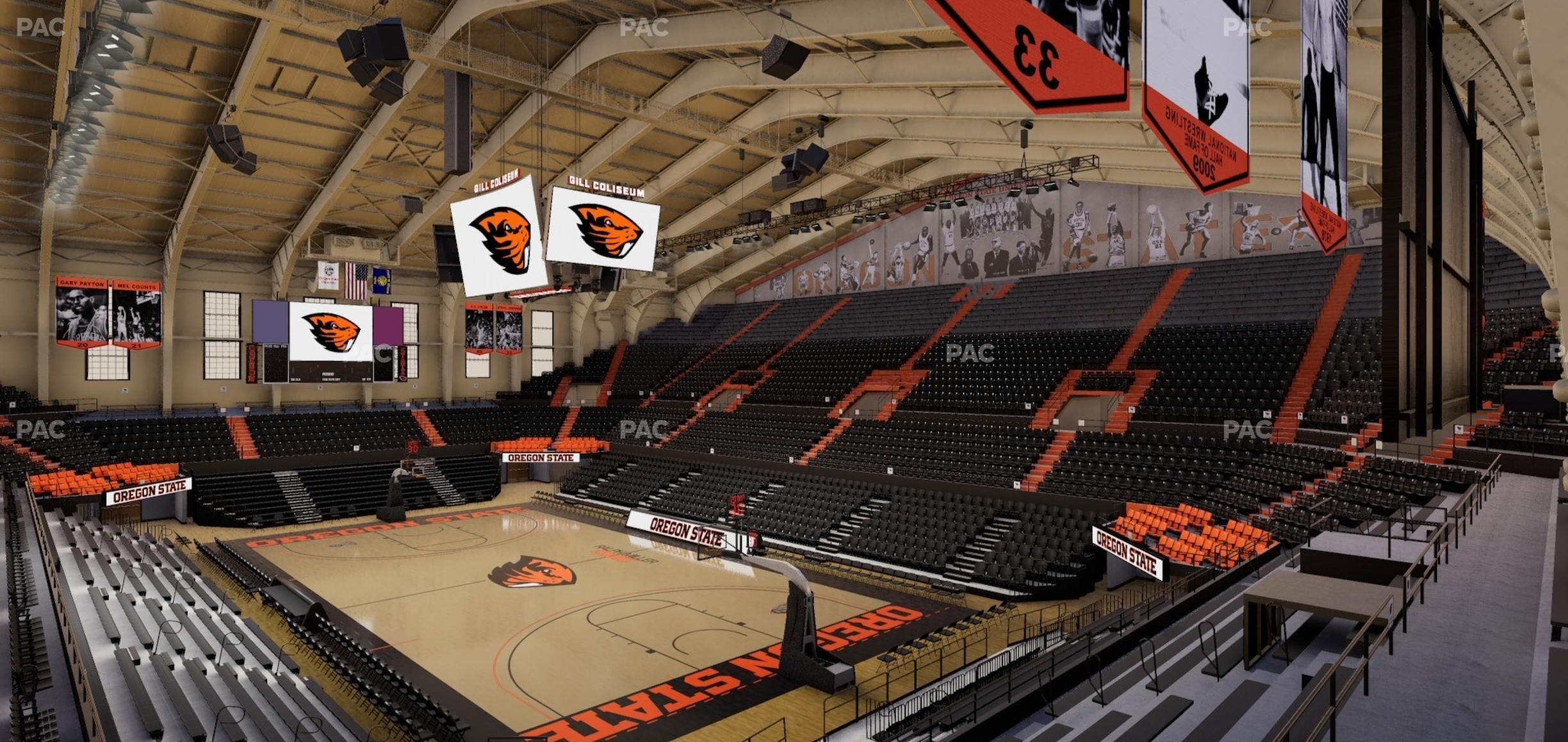 Gill Coliseum - Section 9 Seat View