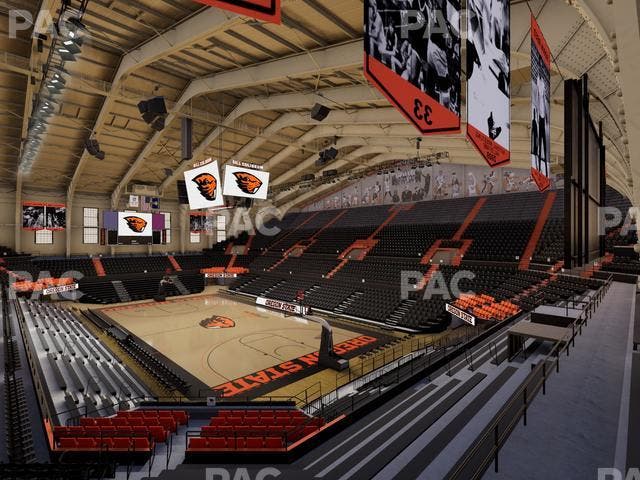 Gill Coliseum - Section 9 Seat View