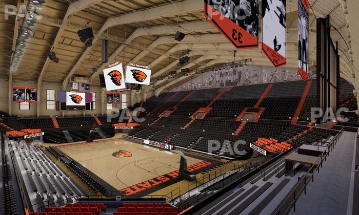 Gill Coliseum - Section 9 Seat View