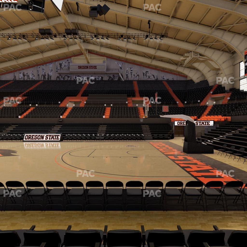 Gill Coliseum - Section A Seat View