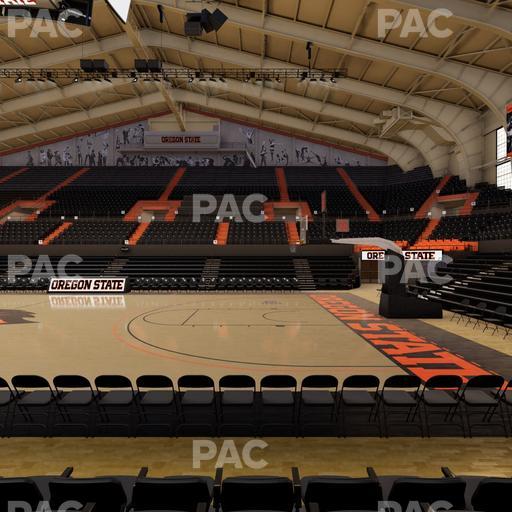 Gill Coliseum - Section A Seat View