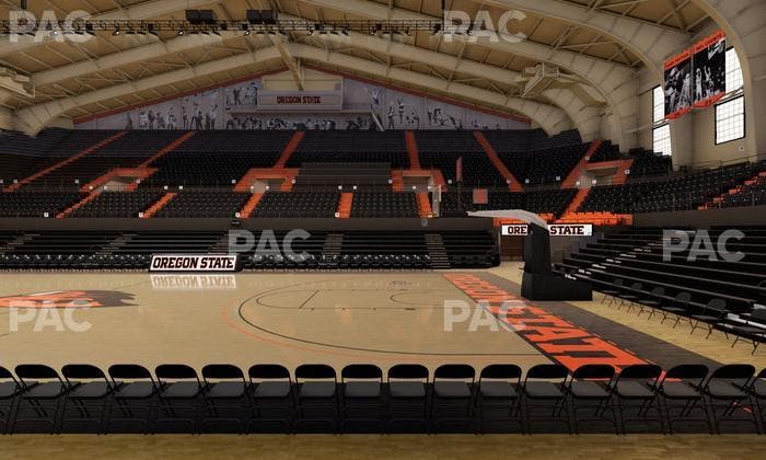 Gill Coliseum - Section A Seat View