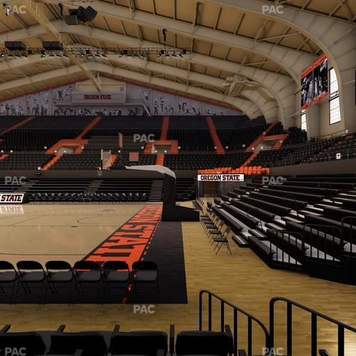 Gill Coliseum - Section A Seat View
