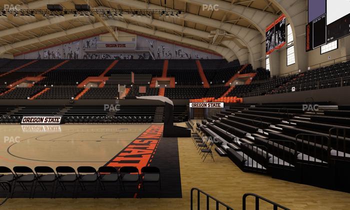 Gill Coliseum - Section A Seat View