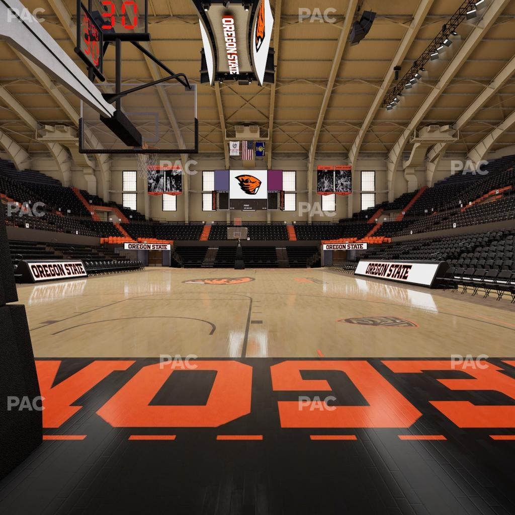 Gill Coliseum - Section Ada E Seat View