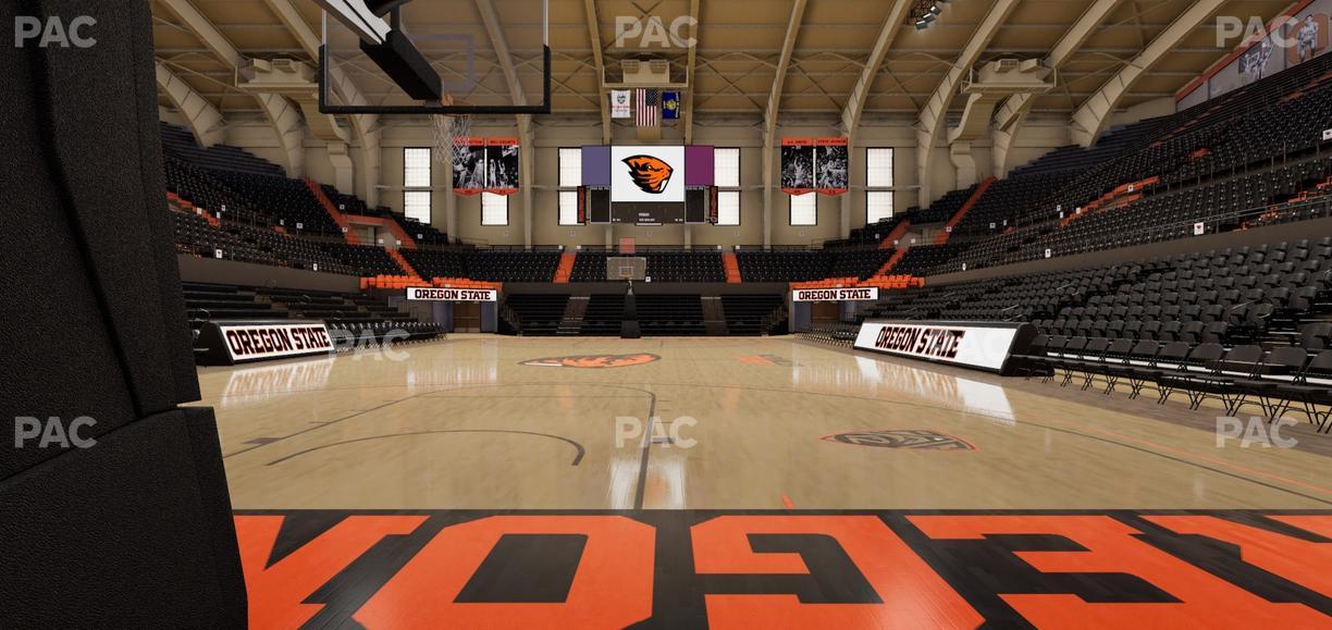 Gill Coliseum - Section Ada E Seat View