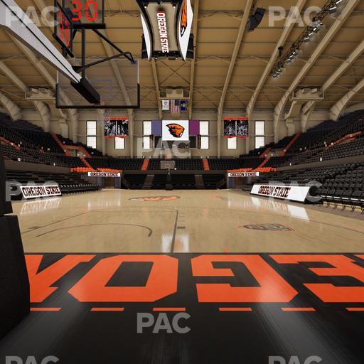 Gill Coliseum - Section Ada E Seat View