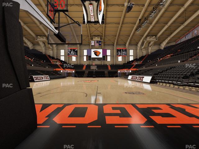 Gill Coliseum - Section Ada E Seat View Gill Coliseum - Section Ada E Seat View