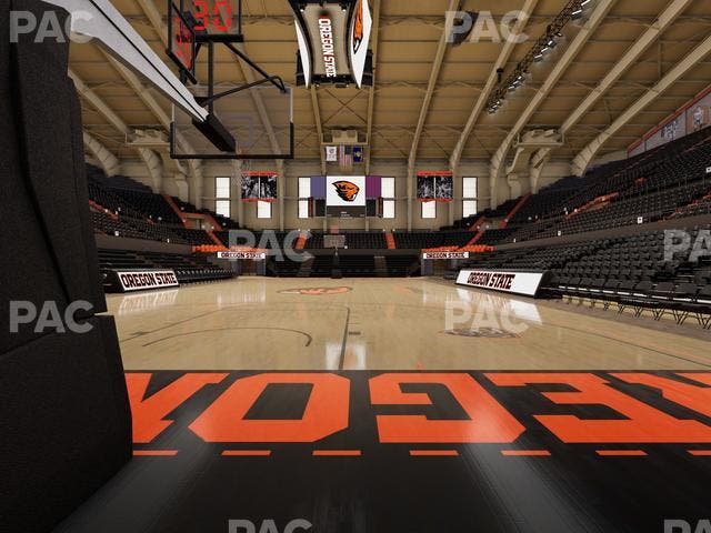 Gill Coliseum - Section Ada E Seat View