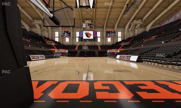 Gill Coliseum - Section Ada E Seat View