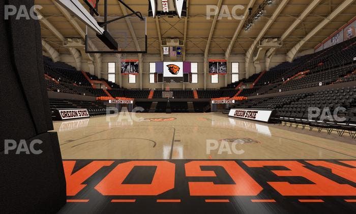 Gill Coliseum - Section Ada E Seat View