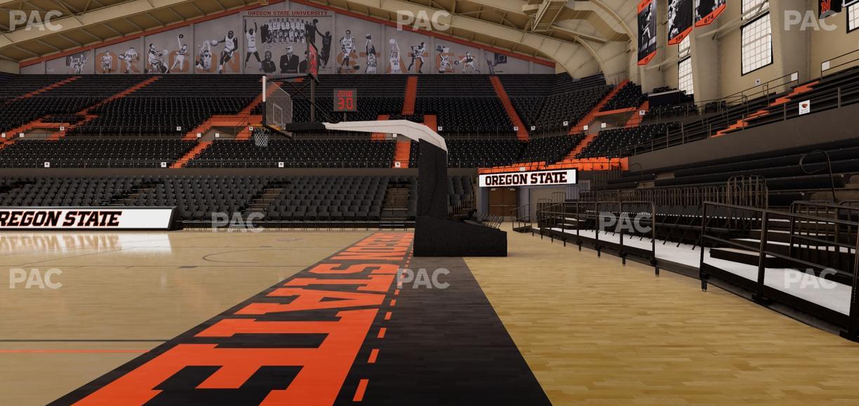Gill Coliseum - Section Ada F Seat View