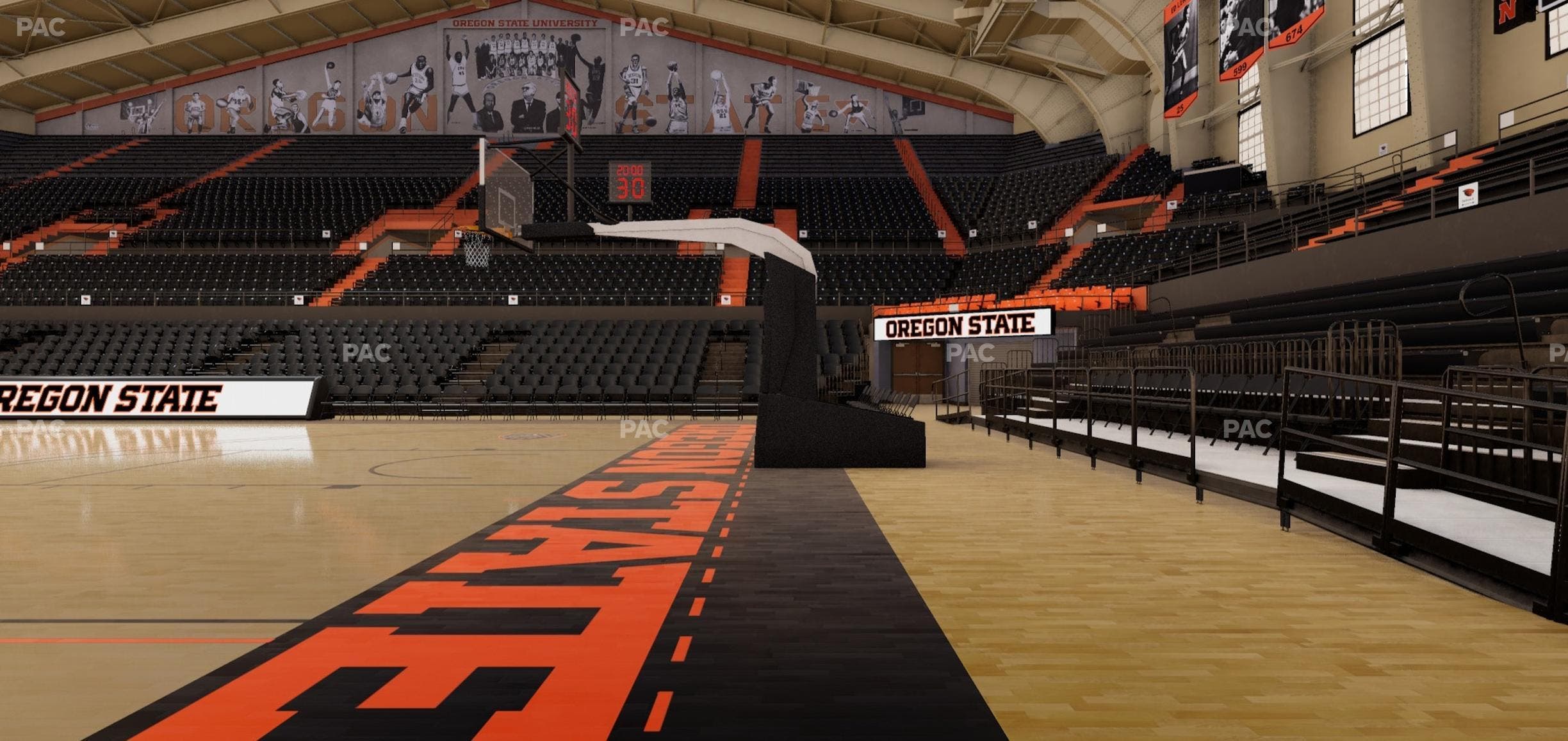 Gill Coliseum - Section Ada F Seat View