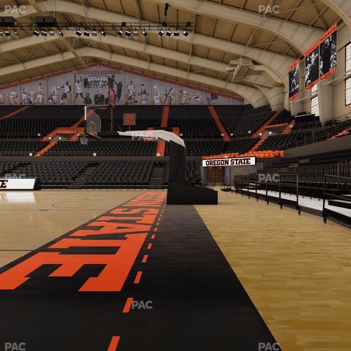 Gill Coliseum - Section Ada F Seat View