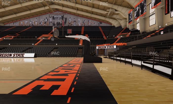 Gill Coliseum - Section Ada F Seat View