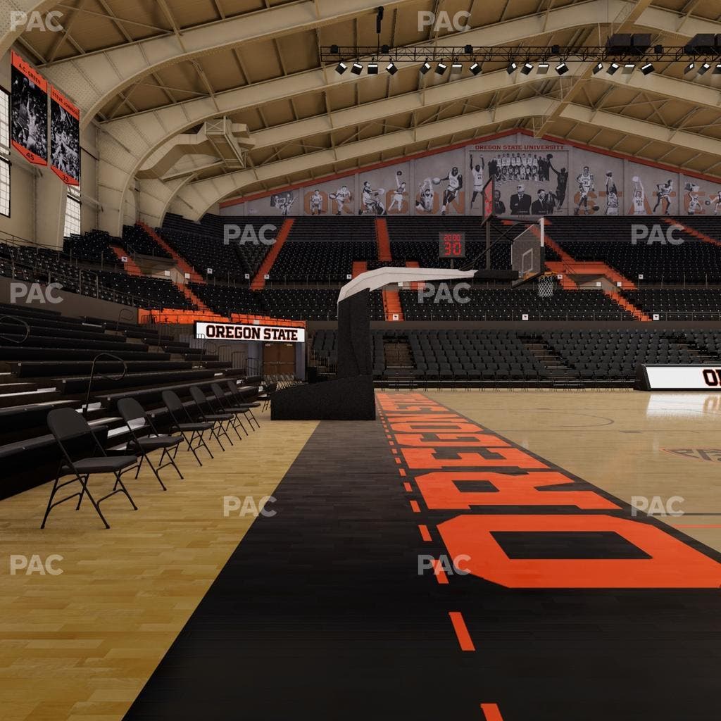 Gill Coliseum - Section Ada J Seat View